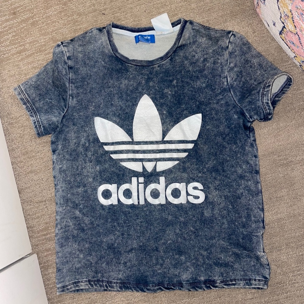 ADIDAS ORIGINALS DENIM TSHIRT TOP